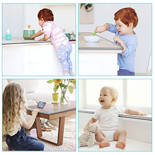 SYGA Baby Safety Strip Furniture Edge Guard Cushion Corner Cover 2 Meter 6.5 feet Tape Infant Bump Protector (Grey) - Image 3