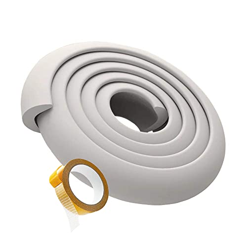 SYGA Baby Safety Strip Furniture Edge Guard Cushion Corner Cover 2 Meter 6.5 feet Tape Infant Bump Protector (Grey) - Image 1