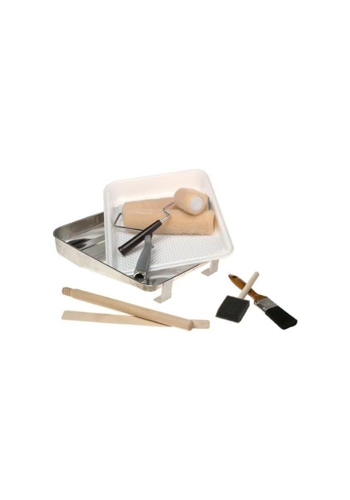 Linzer 11 Piece Paint Roller and Tray Set - All Purpose for Interior and Exterior Projects - Image 2