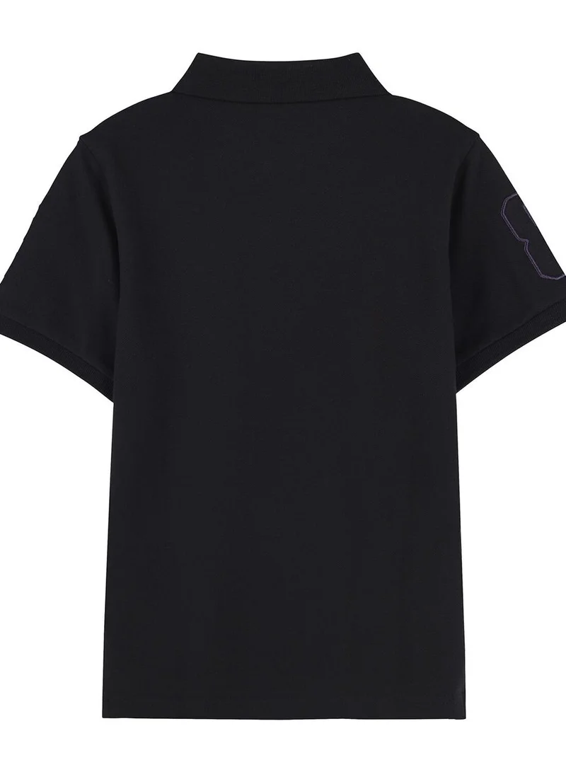 GIORDANO Kids' Napoleon Polo: Classic Piqué, Bold Embroidery, All-Day Comfort