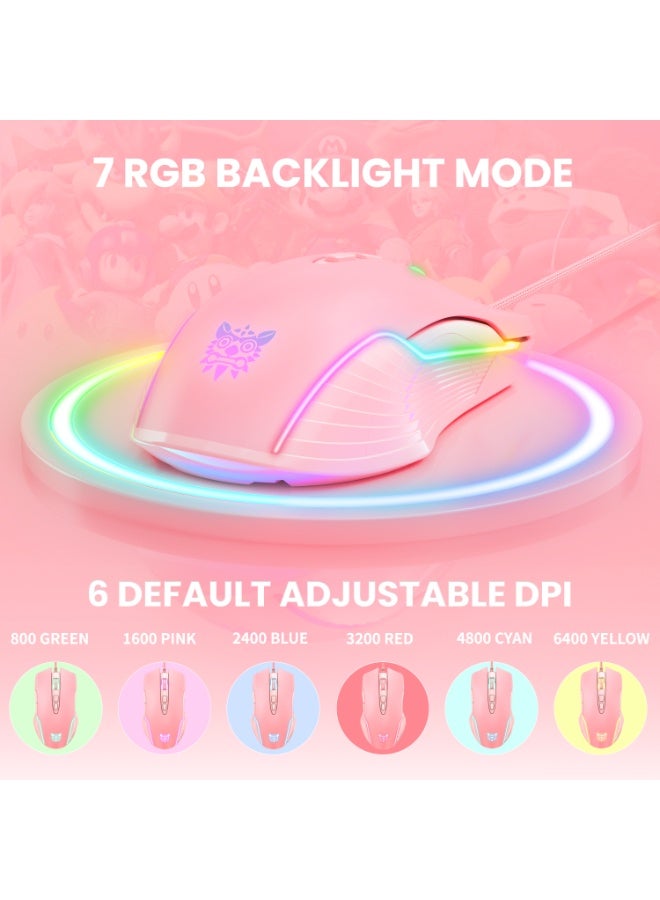 أونيكوما ماوس ألعاب سلكي بمنفذ USB للابتوب والكمبيوتر المكتبي - Image 5