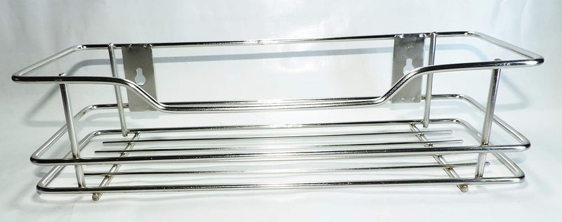 Epraiser A158 SS Chrome Plated Wire BottleBurni Storage RackShelf for HomeKitchen and Bathroom use 12 x 4 - Image 3