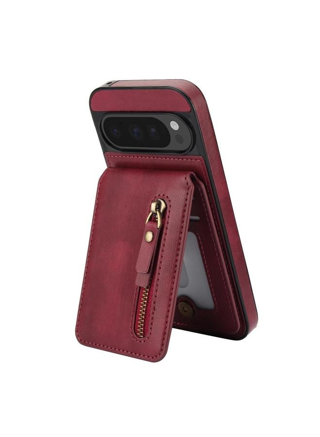 اس-توب جراب لهاتف Google Pixel 9 Pro XL مزود بسحاب ومحفظة من الجلد مع غطاء خلفي من MagSafe - Image 2