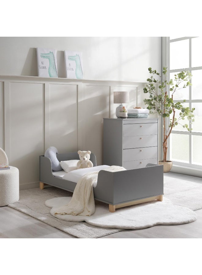 Pan Home Carter Toddler Bed 70X150 Cm - Grey - Image 1