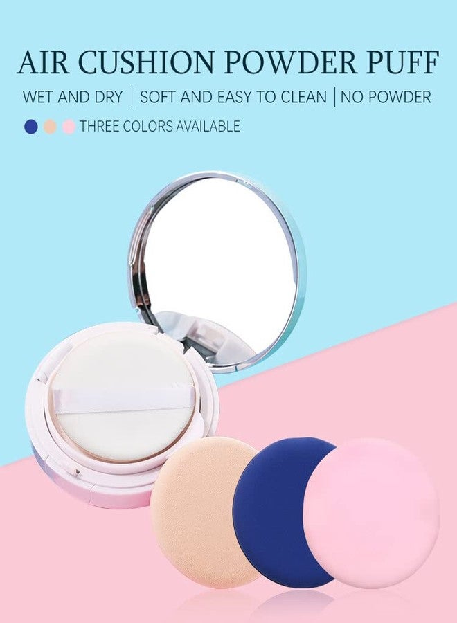 Quupy 1Box (7PCS) Super Soft Sponge Powder Puffs Makeup Foundation Sponge Air Cushion Puff Pad for Applying BB CC Cream Liquid Concealer Powder Beauty Blender - Image 4