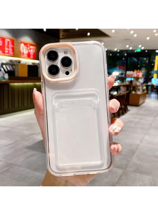 اس-توب جراب لهاتف iPhone 15 Pro 360 جراب شفاف هجين من مادة TPU مع فتحة بطاقة - Image 2