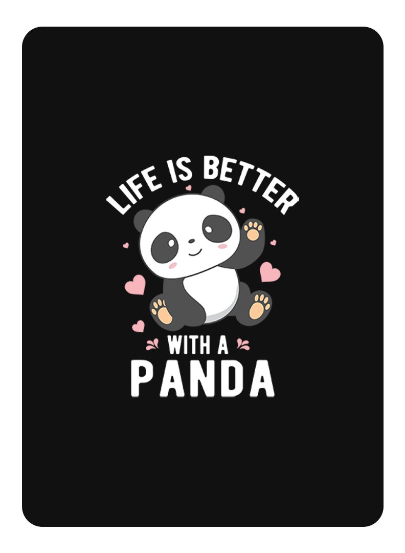 Theodor Protective Flip Case For Huawei MatePad Pro 11 (2022) With Trifold Stand Auto Wake Sleep Shockproof Cover Life is better with panda copy - Image 1