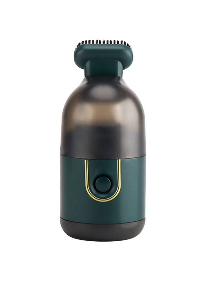 Desktop Vacuum Cleaner Handheld Mini Keyboard Vacuum USB Rechargeable Cordless Vacuum Cleaner Travel Portable Clear Machine for Cleaning Dust Crumbs Computer Cars Sweeper(Green) - Image 1