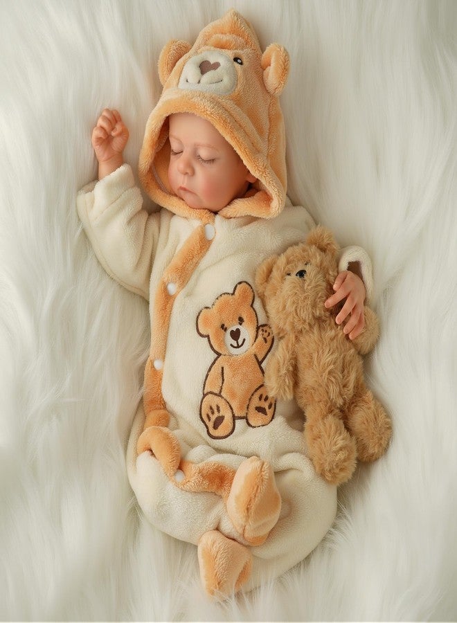 BABESIDE Reborn Baby Dolls, 20 Inches Soft Vinyl Body Sleeping Realistic Baby Doll Boy, Lifelike Newborn Real Life Baby Doll with Toy Accessories Gift for Kids Age 3+ - Image 4