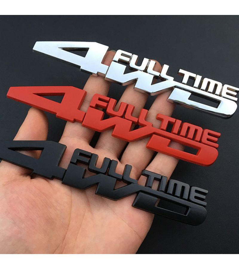 Silver Metal Emblem For 4WD Vehicles Durable Zinc Alloy Off Road Car Decal - Image 4