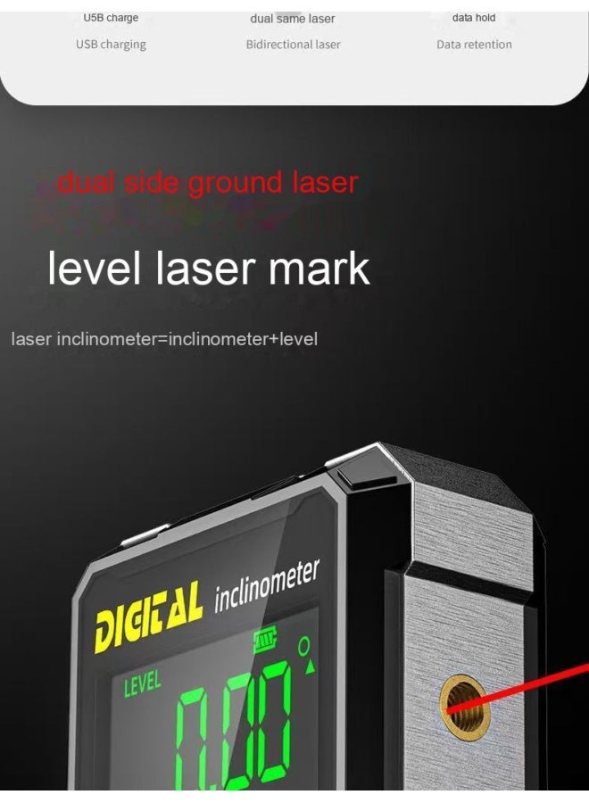 4-Sided Magnetic Suction 360-Degree Digital Laser Level Inclinometer - Image 3