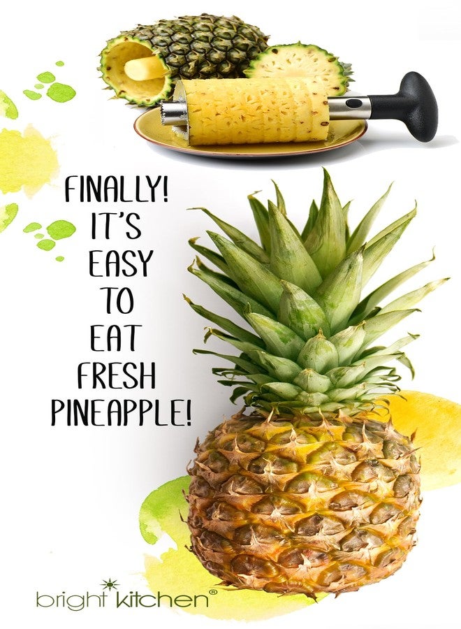 Bright Kitchen 2 Pack Pineapple Slicers Corer Tools Stainless Steel Remove Peel Cut - Image 4