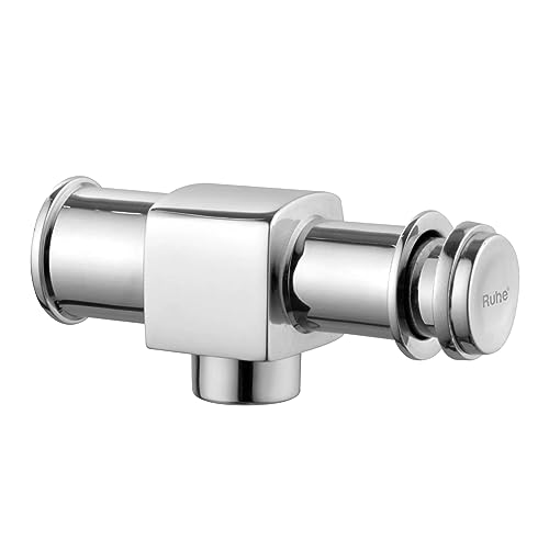 Ruhe® Push Cock | Square Push Valve Brass Faucet For Bathroom & Kitchen - Image 1