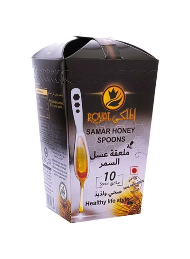 Al Malaky Royal عسل سمر الطبيعي النقي 10 ملاعق - Image 1