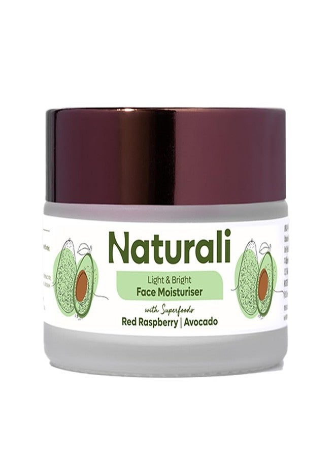 Naturali Face Moisturiser | Sweat-free Moisturisation | Sun Protection | Lightweight | Non-sticky | Non-greasy | Non-comedogenic | Fast Absorbing | 30ml - Image 1