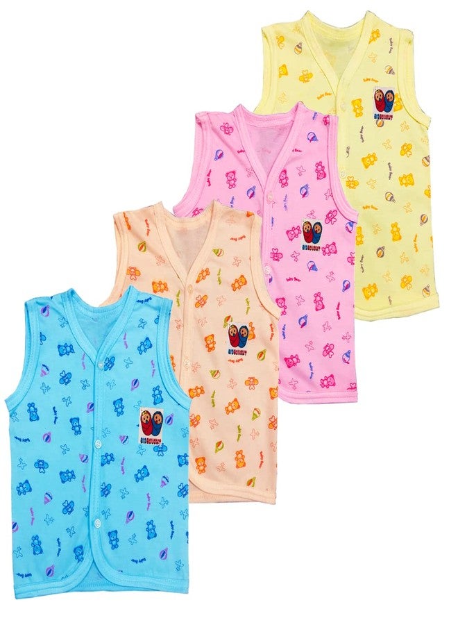 Bigbought Baby Jabla (4 Pcs), Nappy Cloth Diaper (4 Pcs), Hand Mittens/Gloves (4 Pair) and Leg Booties/Socks (4 Pair). - Image 2