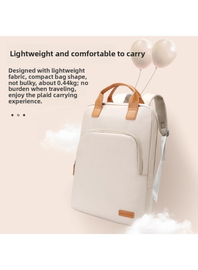 Backshoulder Laptop Bag Women's 13.3 Inch 14 Inch 15.6 Inch Air Cushion Protection For Lenovo For Apple Dell-Color:Brono Backpack Light Purple-Size:13.3-14inch Medium - Image 5