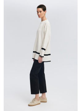 Touche Striped Detailed Knit Tunic  - Image 3