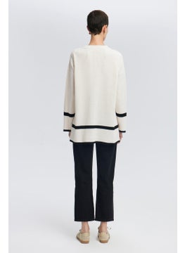 Touche Striped Detailed Knit Tunic  - Image 4