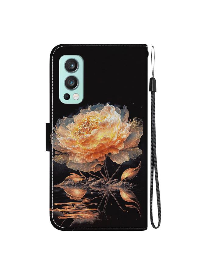 S-TOP Case For OnePlus Nord 2 5G Crystal Texture Colored Drawing Leather Phone Case - Image 3