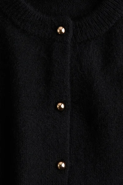 H&M Short-Sleeved Fine-Knit Cardigan