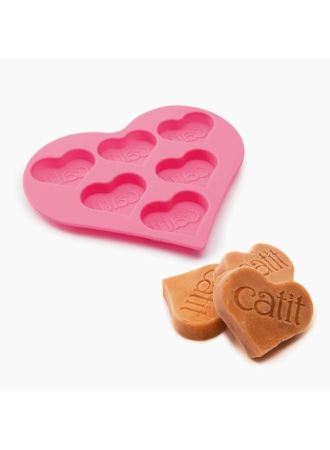 Catit Heart Shaped Silicone Ice Tray - Image 1