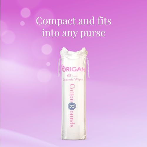 ORIGAMI Cotton Pads – 80 Rounds (Pack of 3) ; Made of 100% Pure Ultra Soft Cotton, for Make up and Toner application - Image 5