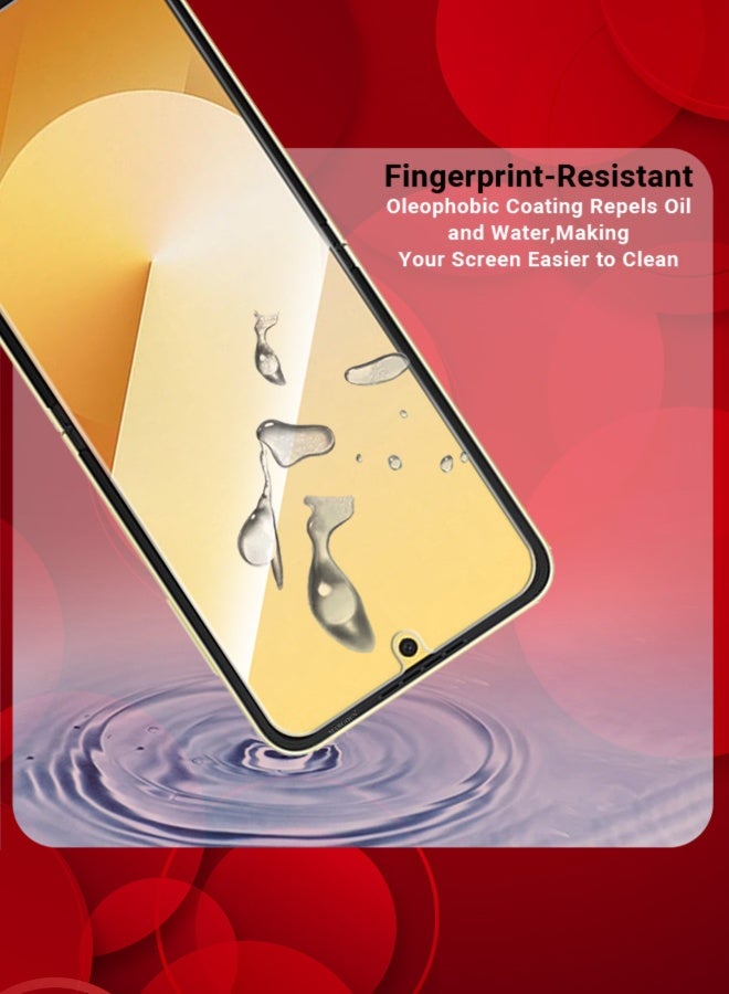 DUSALA (for Samsung Galaxy Z Flip 6 ) Screen Protector Transparent PET Soft Protective High Sensitivity Clear HD Screen Protector Clear - Image 2