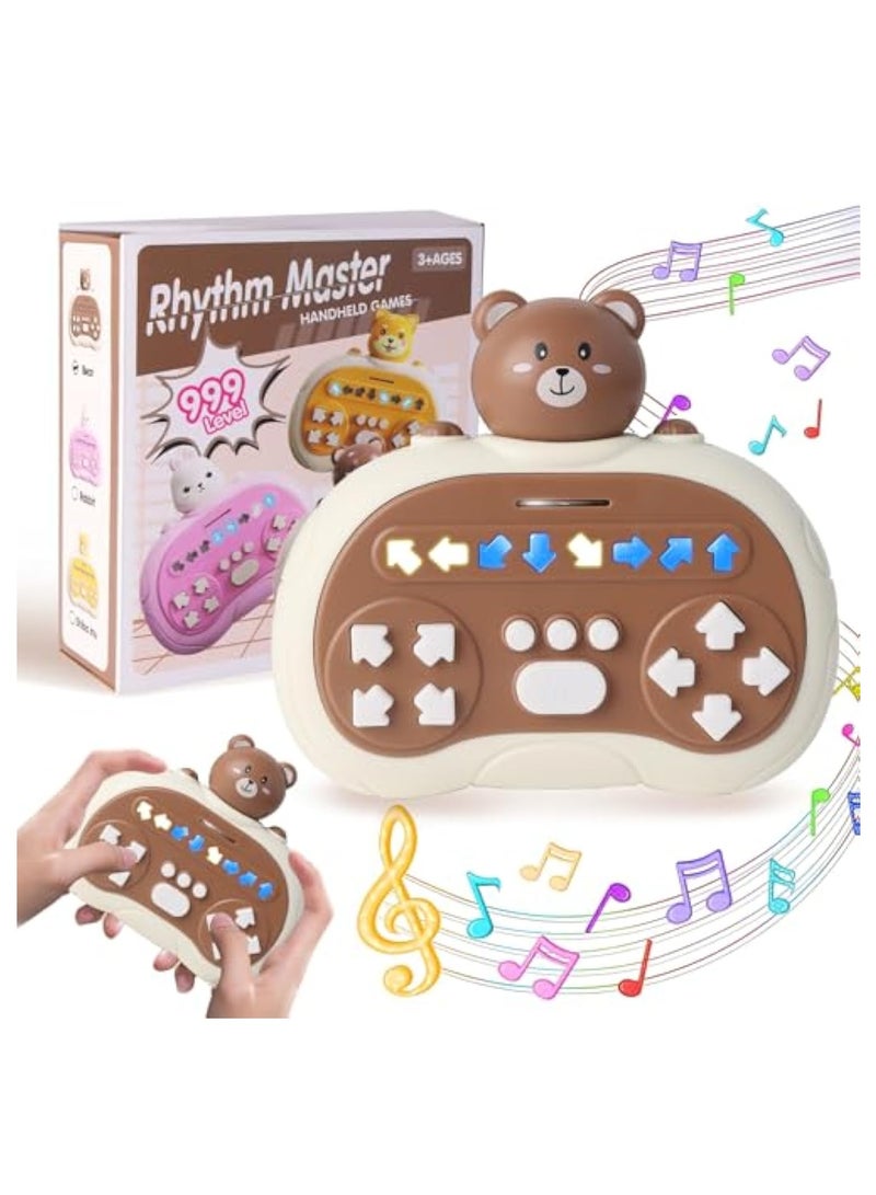 Zikra Speed Pushing Game, Quick Push Pop Game, Light Up Game Pop It Fidget Toys, Stress Relief Puzzle Game, Handheld Pop It Games for Family Kids Adults - Image 1