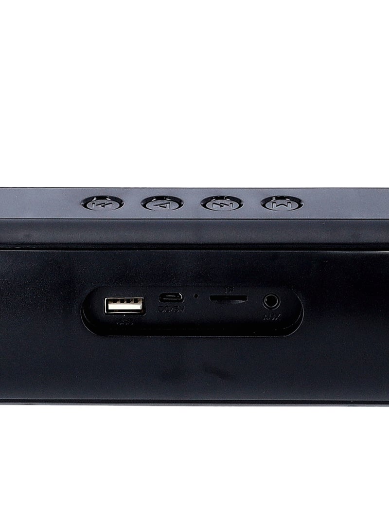 Olsenmark Wireless Speaker Bluetooth FM USB TF Card AUX Input TWS 2x5W Speaker Mini Sound Bar for PC Home Theater OMMS1288 - Image 5