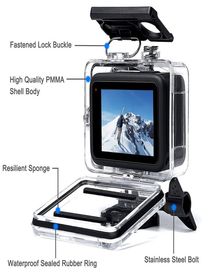 OKFUN Waterproof Housing Case for Go Pro Hero 13 Black,Protective Underwater Dive Case Shell for Go Pro Hero13 Black Action Camera Accessories - Image 2