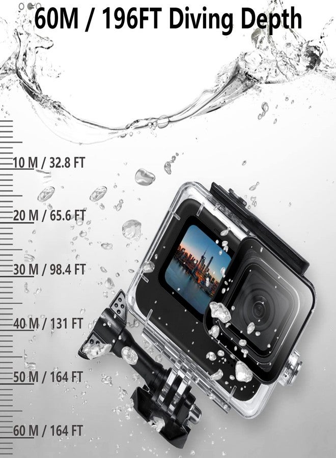 OKFUN Waterproof Housing Case for Go Pro Hero 13 Black,Protective Underwater Dive Case Shell for Go Pro Hero13 Black Action Camera Accessories - Image 3