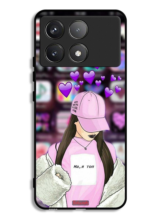 Tolwak Xiaomi Redmi K70 Protective Case Cover Anti Social Club - Image 1