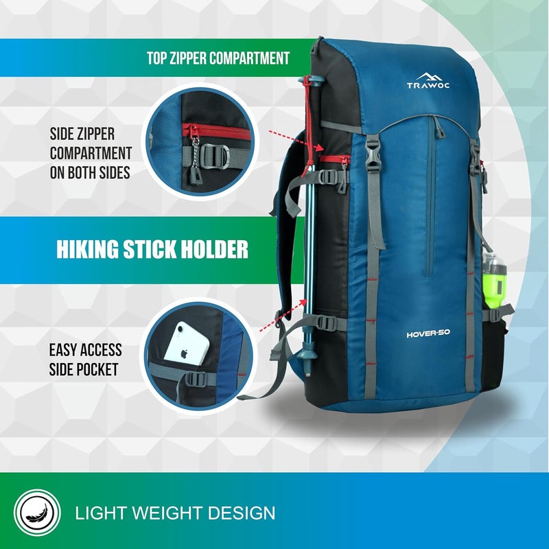TRAWOC HOVER 50L Travel Backpack - Image 4