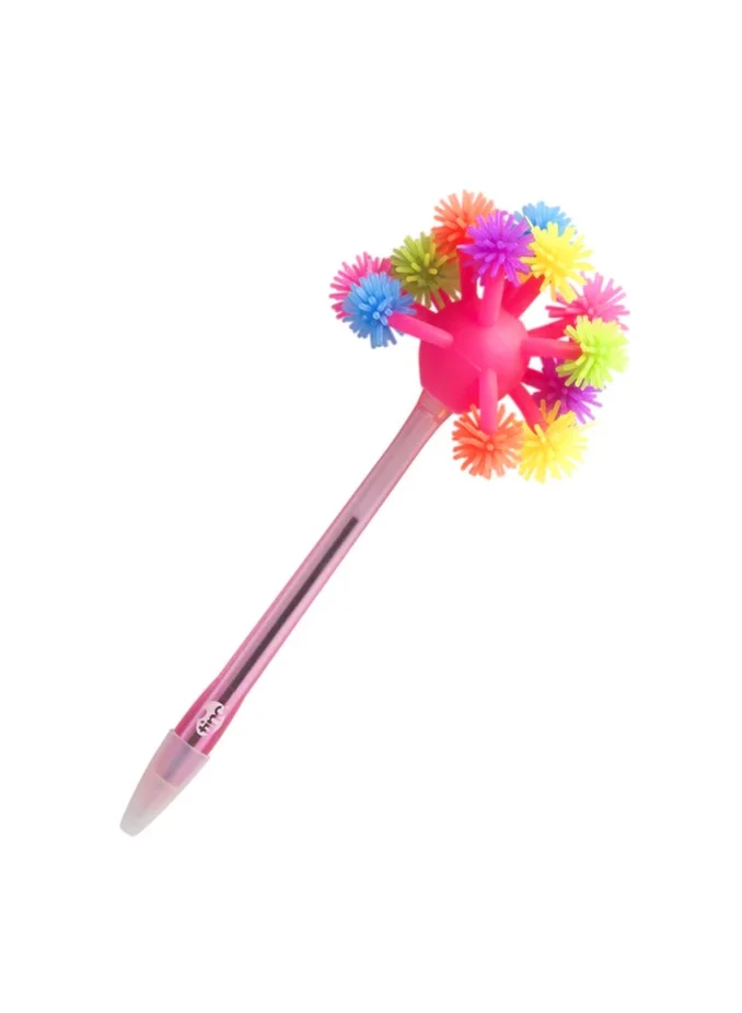 Tinc Pink Novelty Pen Fluffy Pompom