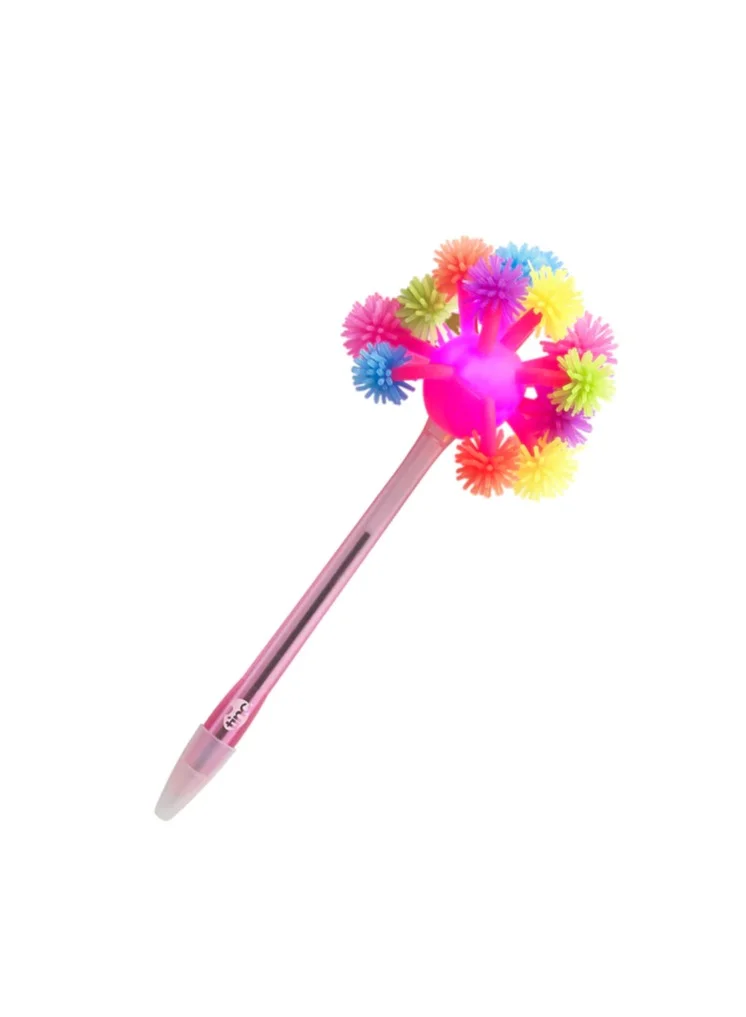 Tinc Pink Novelty Pen Fluffy Pompom