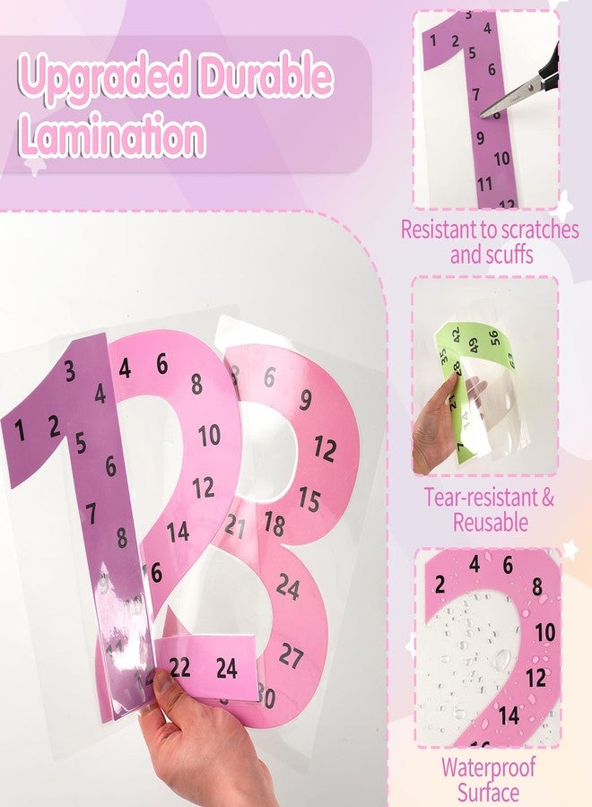 VABAMNA 12Pcs Large Math Posters from 1 to 12 Counting Numbers Multiplication Chart Poster, Math Classroom Decor, Math Bulletin Board Sets for Classroom Home Supplies - Image 3