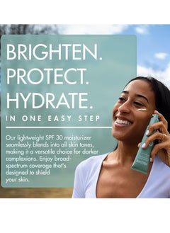 bolden Bolden SPF 30 Brightening Face Moisturizer with Vitamin C | Broad Spectrum UVA/UVB Sunscreen | Applies Clear without Chalky Residue | 2.0 FL Oz  - Image 2