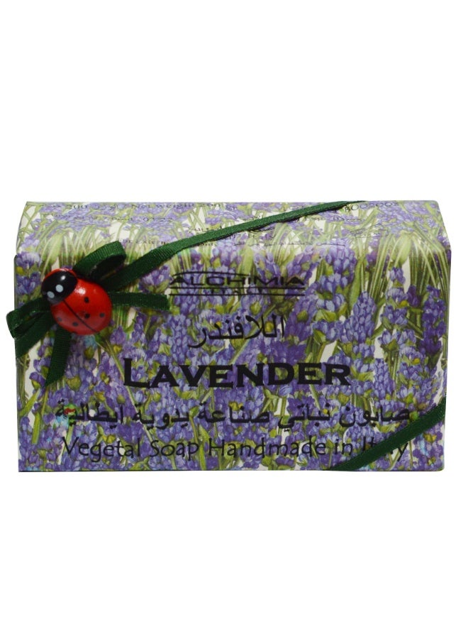 Alchimia Vegetal Soap Lavender 200G | Natural Italian Bar Soap |Soothing aroma of lavender | Relaxing sensory experience | Suitable for all skin types - Image 3