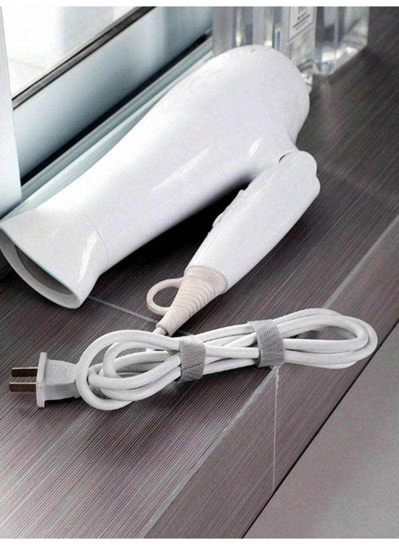 Kaco Vinyl Cable Ties, Multi Size Durable Cord Organizer, Flexible Wire Straps for Desk Office Home Cable Management, Heavy Duty Reusable, 1 Roll - Image 3