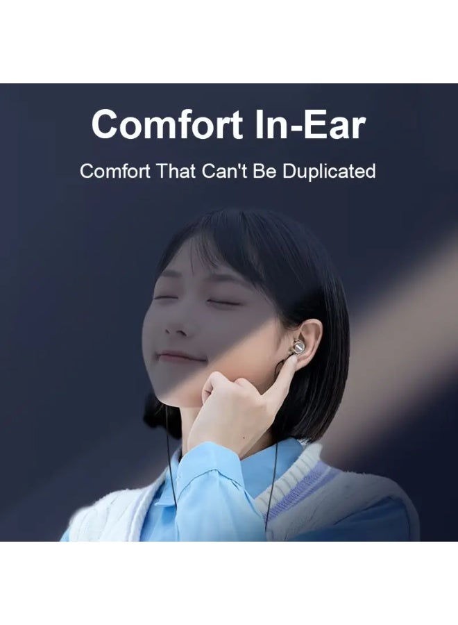 AOLON Wired Type-C In-Ear Wired Earphones with Mic - 7, 1 Surround Sound Wired Earbuds - Noise Isolating In-Ear Headphones - Image 4