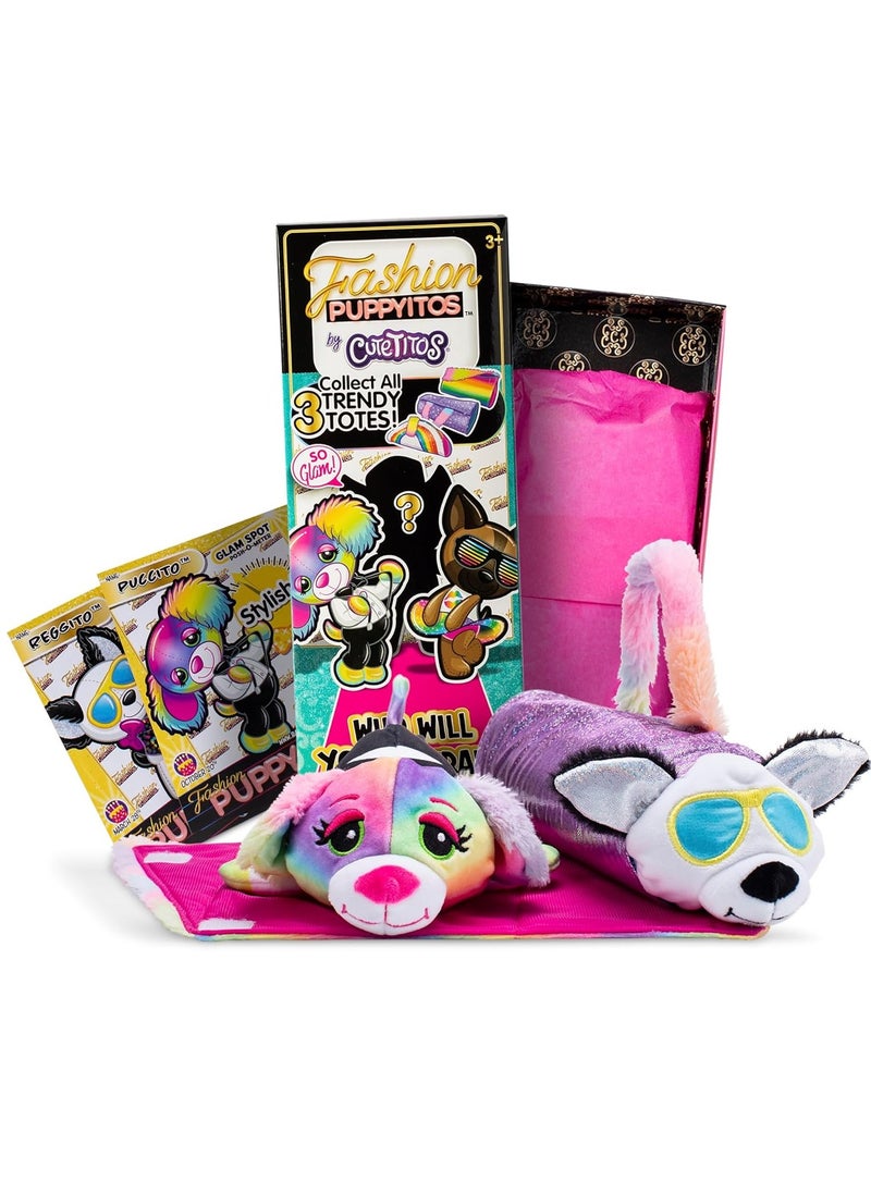 Basic Fun Cutetitos - Fashion Puppyitos S2: Adorable Collectible Fashionable Puppies Wrapped in Trendy Blankets  - Image 1