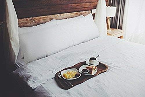 CUDDLY PRINT Polycotton Super Soft Body Pillow Maternity Sleeper Pillows for Use During Pregnancy - 20X54 Inch (White) - Image 3