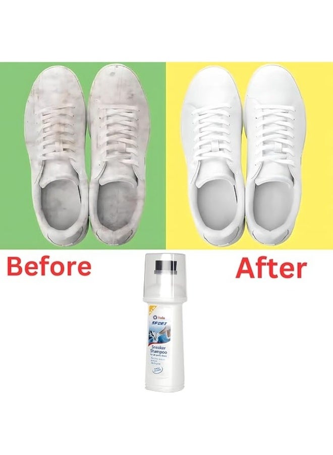 Italo Shoe Shampoo & Cleaner – Gentle and Effective Stain Removal for Sneakers & Shoes - Image 2