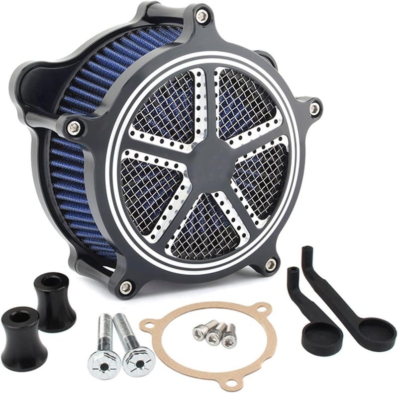 QASULER Motorcycle CNC Air Filter for Harley - Image 1