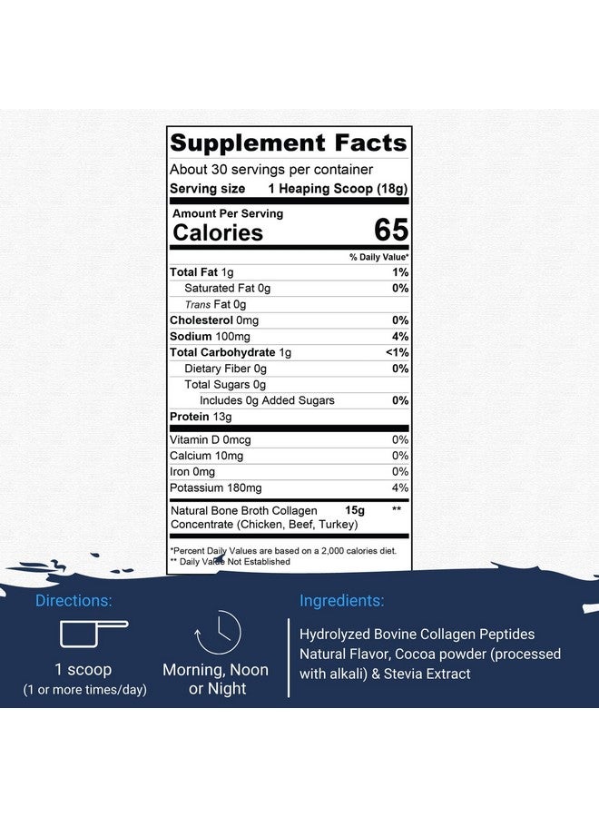 Gaspari Nutrition Bone Broth, Athletic Performance Collagen, 13g Protein, Gluten Free, Non-GMO, Keto Certified, Gut and Joint Health (30 Servings, Natural Chocolate) - Image 3