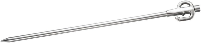 Stainless Steel Dog Tie Out Stake Multifunctional Outdoor Camping Ground Stake Metal Tent Nail for Secure Pet Containment - Image 1