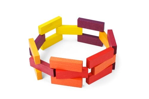 PLAYABLE ART Coaster Cube - a Fun and Functional Work of Art, Sun - Image 4