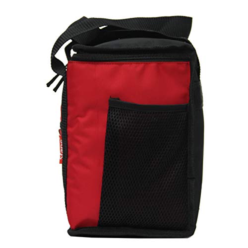 Sfane Insulated 9L Lunch Bag Tiffin Bags - Compact, Easy Wash, Smooth Zipper & Lightweight - Tote Bag & Container, Lunch Bags Tiffin Bag for Men, Women, Adults (Red) - Image 4