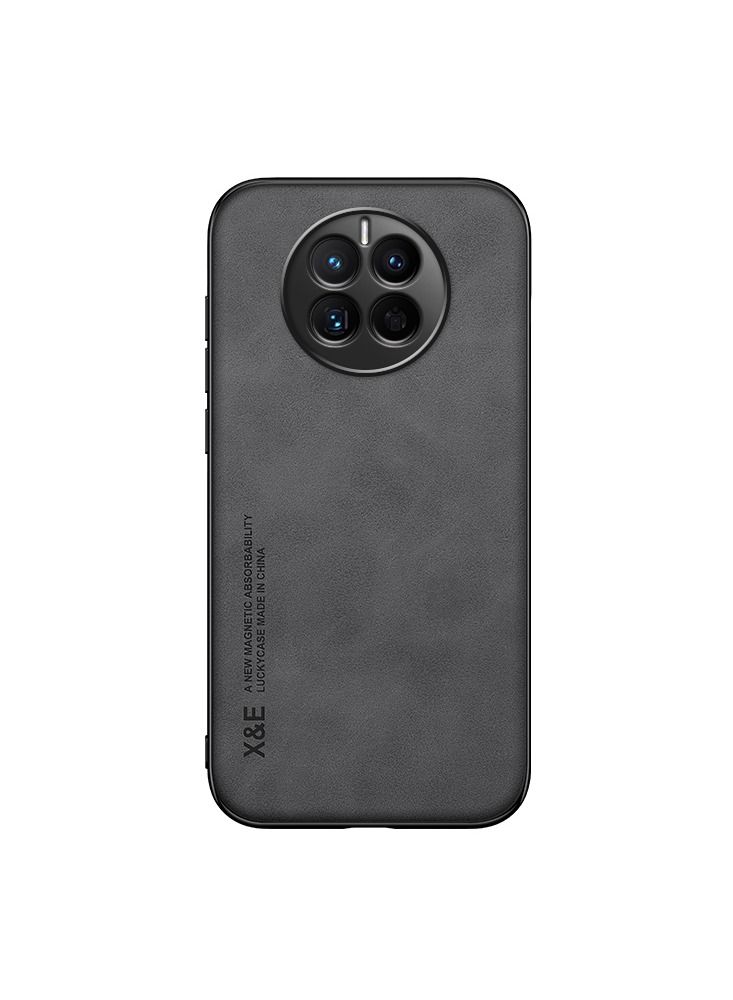 Suteni Back Cover Card Slots Leather Phone Case for Huawei - Image 1